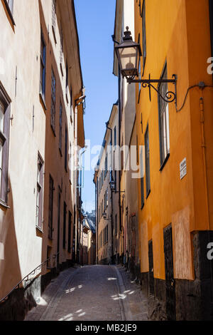 Prästgatan, Gamla Stan, Stockholm Banque D'Images