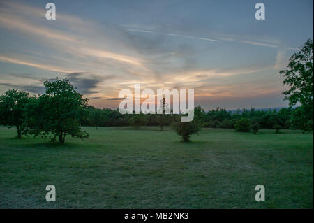 Les paysages et d'Epsom Racecourse Scene Banque D'Images
