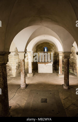 Prague, République tchèque - 19 août 2017 : vue de l'intérieur de l'église de Saint George à Prague. Il est le plus ancien bâtiment de l'église au sein de l'Arp Banque D'Images