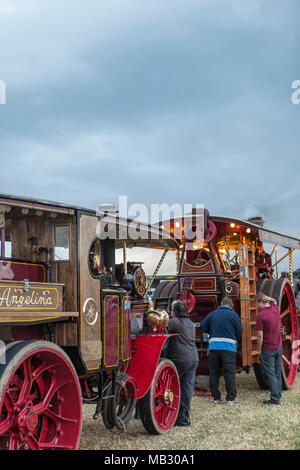 Kelsall, 2013 Juste à vapeur Cheshire. Banque D'Images