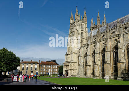 La Cathédrale de Canterbury, Canterbury, Kent, England, United Kingdom Banque D'Images