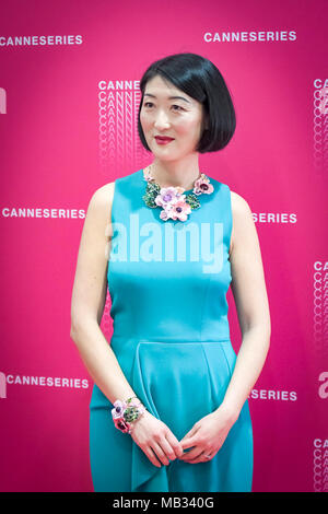 Cérémonie d'ouverture du 1er Festival du Film de Cannes, Canneseries - Fleur Pellerin Banque D'Images