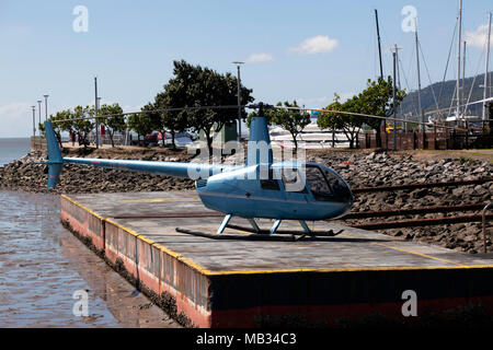 Une R44 Raven-1 Helecopter, exploité par hélicoptères gbr, Cairns, Queensland, Australie Banque D'Images