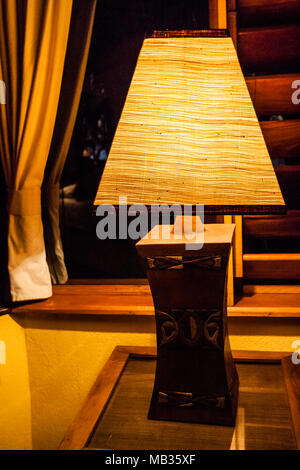 Craft lampe allumée dans un hôtel de luxe Banque D'Images