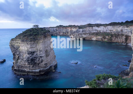 Lever du soleil à Otranto - magnifique paysage de mer d'Otranto au lever du soleil Banque D'Images