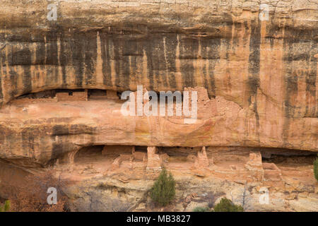 Fire Temple House, Mesa Verde National Park, Colorado Banque D'Images