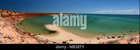 Vue depuis le listao point. François Peron national park. Denham. Shark Bay. L'ouest de l'Australie Banque D'Images