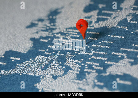 Vienne,Autriche site borne Banque D'Images