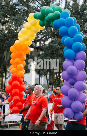 Oracle de l'hôtel Orlando Pride Parade (2016). Banque D'Images