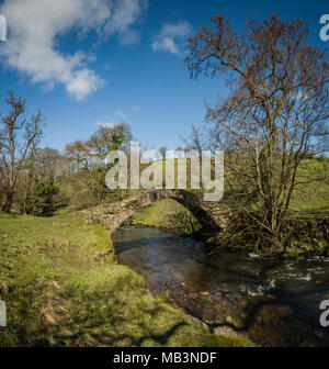 Fairy Bridge près de M. Downham, Lancashire. Banque D'Images