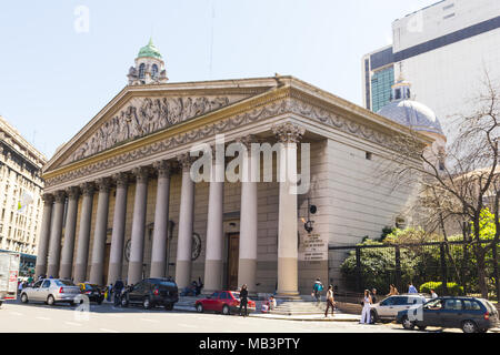 BUENOS AIRES, ARGENTINE - 12 SEPTEMBRE : la Cathédrale Métropolitaine de Buenos Aires, la principale église catholique de Buenos Aires, Argentine. Contient le Mau Banque D'Images