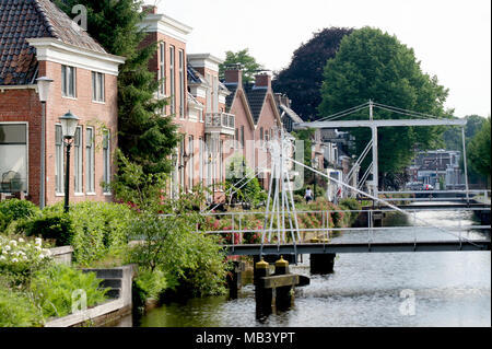 Pays-bas, Groningen, Veendam,juillet 2016 : Le Canal en Overdiep Veendam Banque D'Images