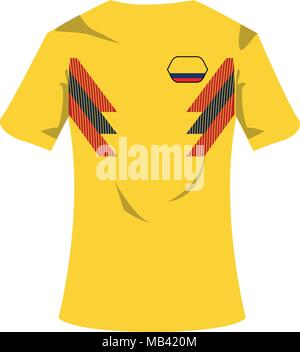 Colombie soccer sport wear Illustration de Vecteur