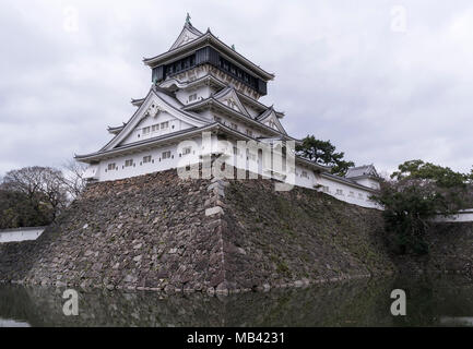 Au Château de Kokura Kitakyushu (Japon). Banque D'Images