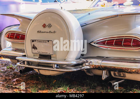 L'arrière d'une Chevrolet Impala 1959 Banque D'Images