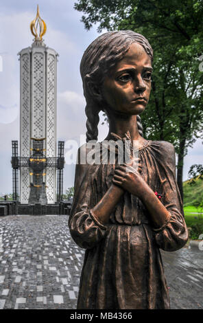Le Musée National de l'Holodomor Memorial 'victimes' en gloire Park à Kiev, Ukraine Banque D'Images