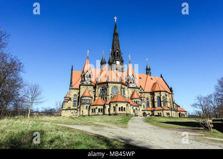 L'église de la garnison de Saint Martin, Neustadt de Dresde, Saxe, Allemagne Banque D'Images