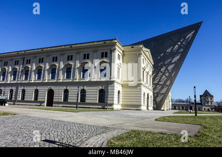 Dresden Bundeswehr Musée d'Histoire militaire, Dresde, Albertstadt, Saxe, Allemagne, Europe Banque D'Images