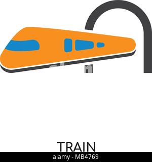 Image logo train isolé sur fond blanc pour votre site web, mobile et app design Illustration de Vecteur