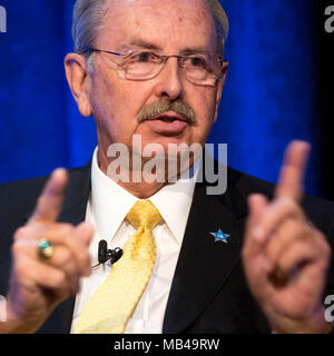 Boynton Beach, Floride, USA. 6ème apr 2018. Sheriff Ric Bradshaw au Forum Club déjeuner au Kravis Center Cohen Pavilion à West Palm Beach, Floride le 6 avril 2018. Credit : Allen Eyestone/Le Palm Beach Post/ZUMA/Alamy Fil Live News Banque D'Images