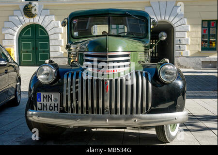 Oldtimer camionnette Chevrolet 3100, année de construction 1946, Bavière, Allemagne Banque D'Images