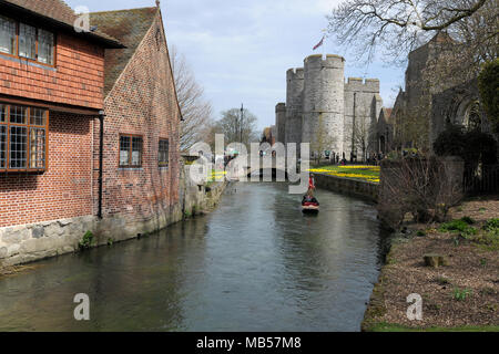 Westgate Park Gardens Canterbury Kent Banque D'Images