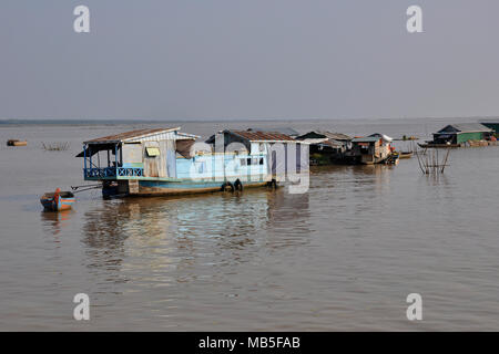 Le Cambodge, Tonle Sap Banque D'Images