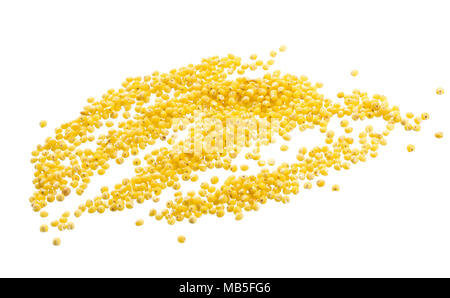 Millet isolé sur fond blanc Banque D'Images