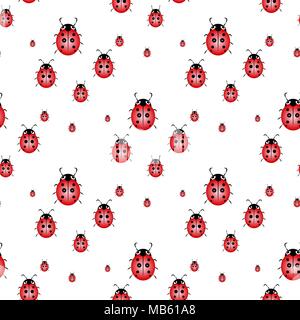 Coccinelle transparente motif. Illustration d'un designer sur un fond blanc Illustration de Vecteur