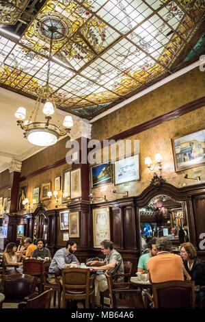 Cafe Tortoni, Buenos Aires, Argentine Banque D'Images