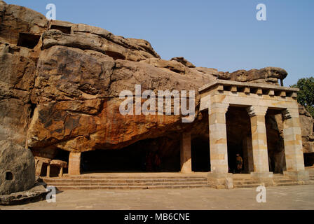 Udayagiri et Khandagiri Caves Jain l'architecture à l'Inde d'Odisha Banque D'Images