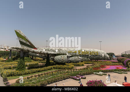 Dubaï, Émirats Arabes Unis - Mars 28th, 2018 : Miracle Garden à Dubaï Banque D'Images