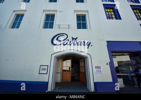 Chocolaterie Cadbury, Dunedin, Nouvelle-Zélande Banque D'Images