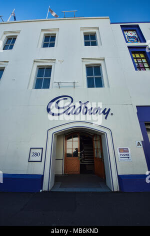 Chocolaterie Cadbury, Dunedin, Nouvelle-Zélande Banque D'Images