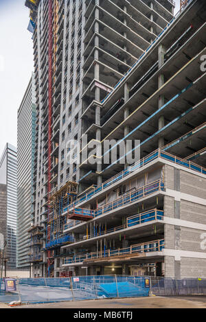 St. ReRegis Hotel aka Vista Tower en construction Banque D'Images