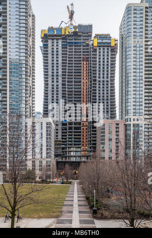 St. ReRegis Hotel aka Vista Tower en construction Banque D'Images