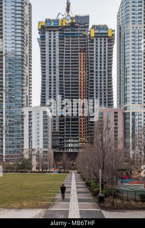 St. ReRegis Hotel aka Vista Tower en construction Banque D'Images