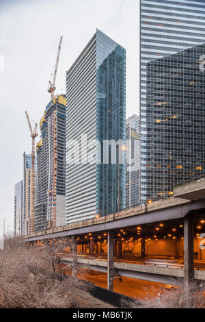 St. ReRegis Hotel aka Vista Tower en construction Banque D'Images