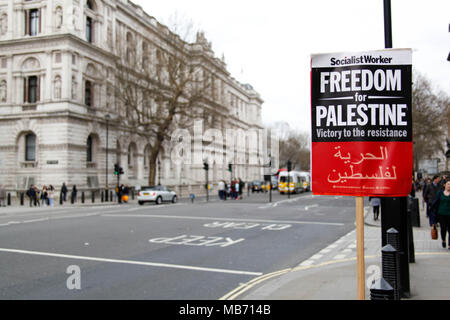 La liberté de la Palestine à la manifestation pour Gaza Banque D'Images