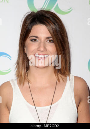 LAS VEGAS, NV - 7 avril : Elise Bauman, 2018 ClexaCon au jour 2 à Tropicana Las Vegas à Las Vegas, Nevada le 7 avril 2018. Credit : Faye Sadou/MediaPunch Banque D'Images