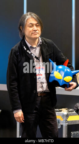 Madrid, Espagne - 07 Avril 2018 : Yuji Muto directeur de séries et films de la Shin Chan anime depuis 2004 à la convention de Madrid Manga Héros, Madrid, Espagne Credit : EnriquePSans/Alamy Live News Banque D'Images