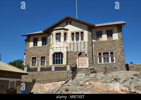Dans Woermann-Haus Luderitz, Namibie, Afrique Banque D'Images