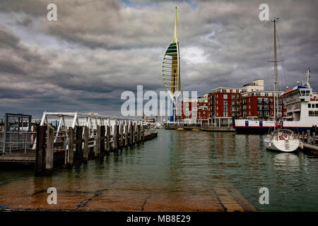 Le port de Portsmouth Banque D'Images