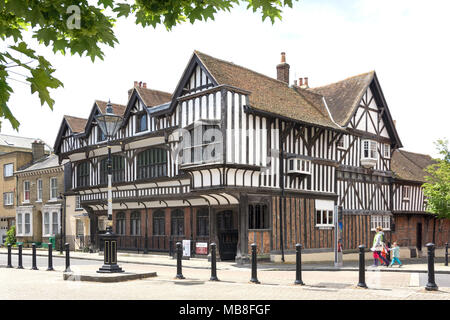 14e siècle Musée Tudor House & Garden, Bugle Street, Southampton, Hampshire, Angleterre, Royaume-Uni Banque D'Images