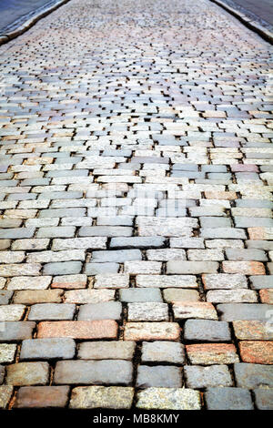 Rue Pavée, pavement, urban background, selective focus. Banque D'Images