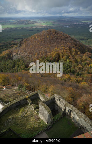 Château Bezdez dans le Nord de la Bohème, en République tchèque. Banque D'Images