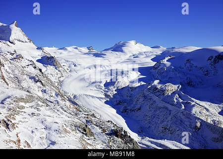 Zermatt alpin suisse sSki resort Banque D'Images