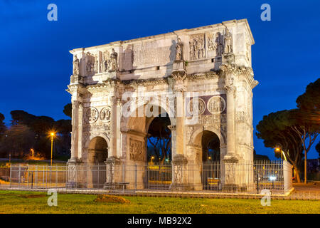 Arc de Constantin, Rome, Italie Banque D'Images