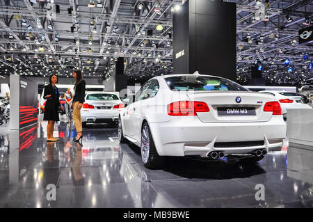 BMW M3 E92 série 3 coupé au 4ème Salon Automobile International de Moscou (AIM 2012), Russie, Moscou, Expocentre, 29 août - 9 septembre 2012 Banque D'Images