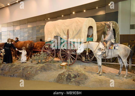 National Historic Oregon Trail Interpretive Center at Flagstaff Hill près de Baker City, Oregon. Banque D'Images